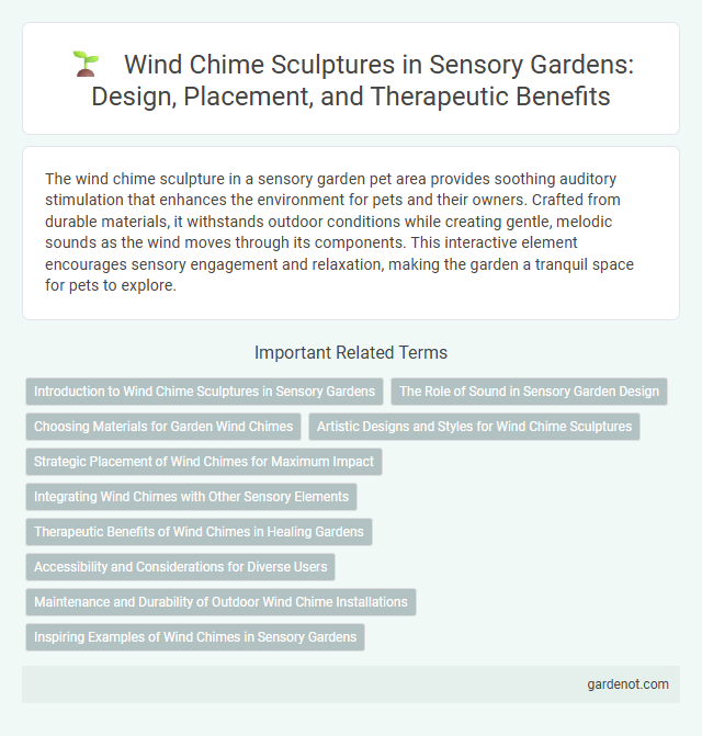 Wind Chime Sculptures in Sensory Gardens: Design, Placement, and Therapeutic Benefits