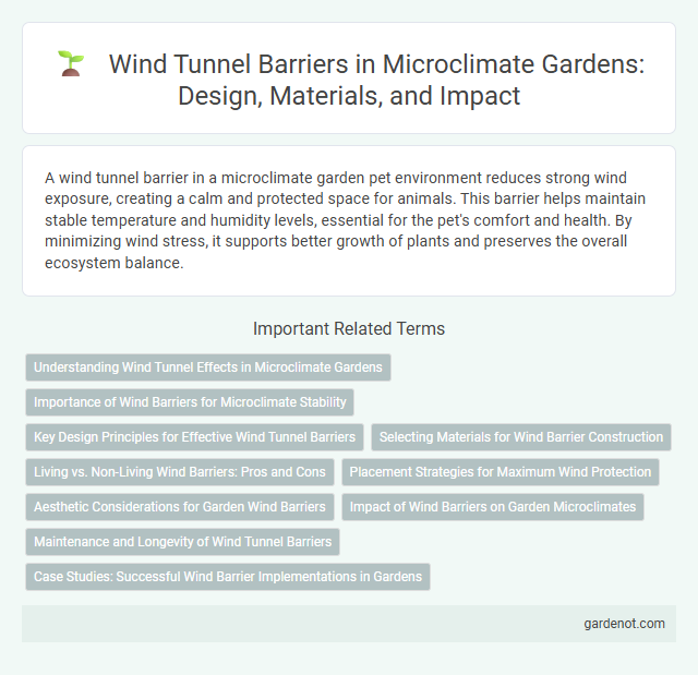 Wind Tunnel Barriers in Microclimate Gardens: Design, Materials, and Impact