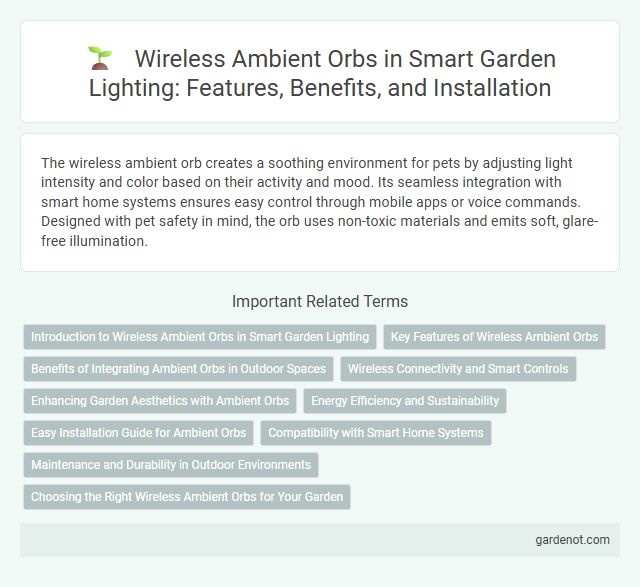 Wireless Ambient Orbs in Smart Garden Lighting: Features, Benefits, and Installation