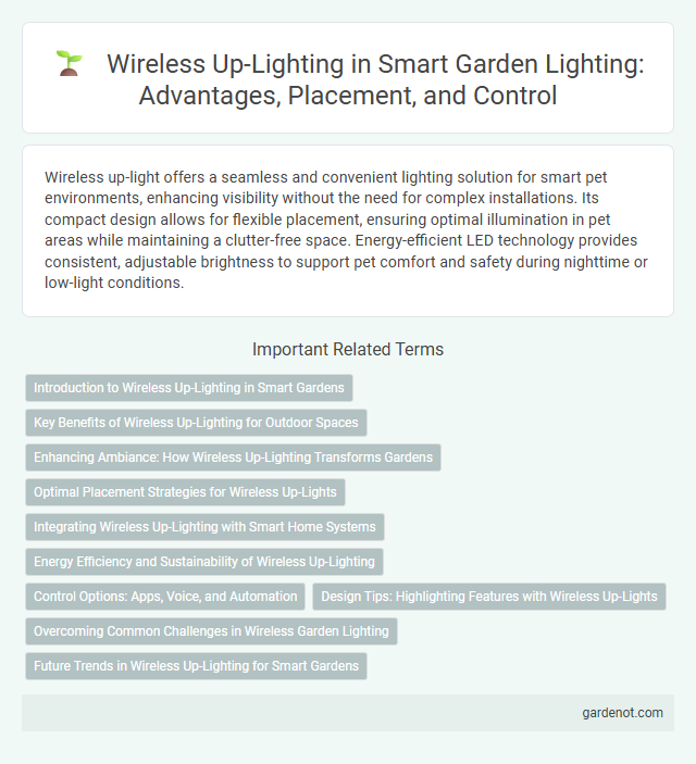 Wireless Up-Lighting in Smart Garden Lighting: Advantages, Placement, and Control