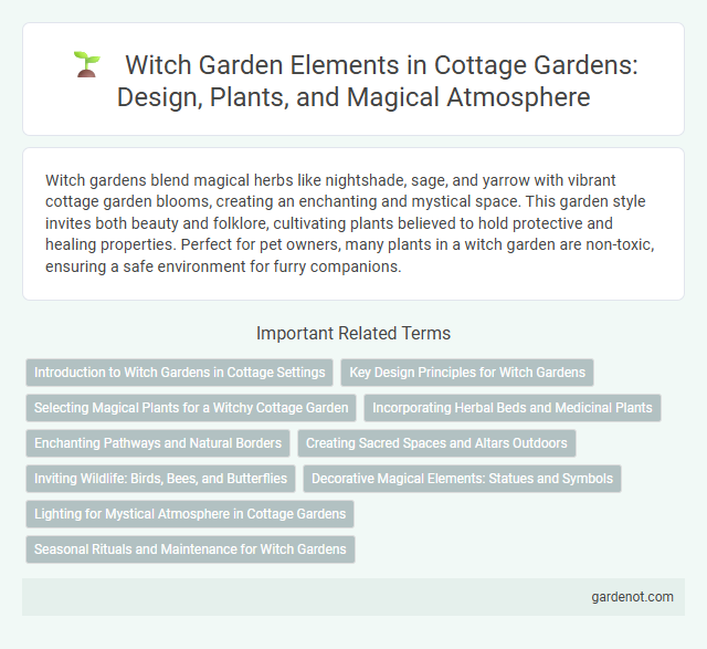 Witch Garden Elements in Cottage Gardens: Design, Plants, and Magical Atmosphere