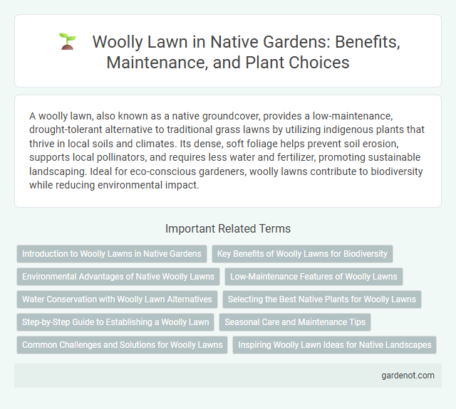 Woolly Lawn in Native Gardens: Benefits, Maintenance, and Plant Choices