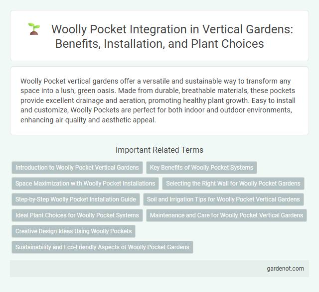 Woolly Pocket Integration in Vertical Gardens: Benefits, Installation, and Plant Choices
