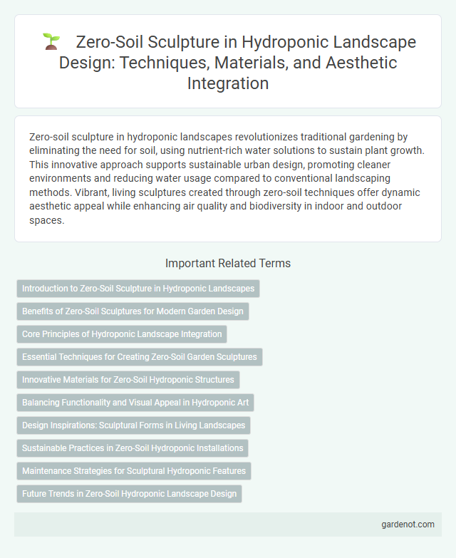 Zero-Soil Sculpture in Hydroponic Landscape Design: Techniques, Materials, and Aesthetic Integration